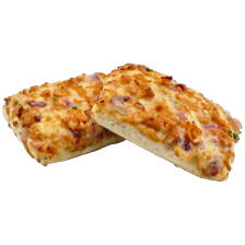 Mini focaccia kip kebab